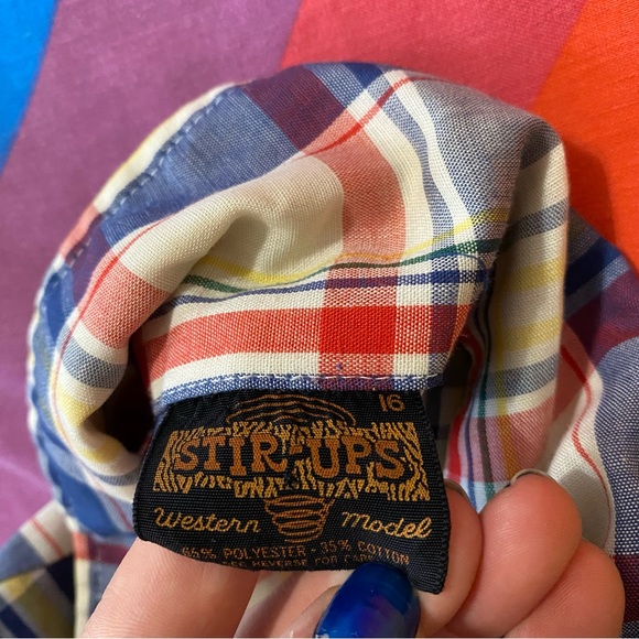 (SOLD) Vintage cowboy shirt - Picture 4 of 4